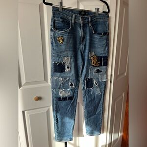 Lauren Ralph Lauren Patchwork Jeans